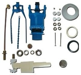 Механизм двойного слива хром Azzurra B19002F/40 cr