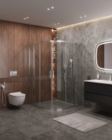 Душевой уголок Cezares Molveno R-22 110х110 MOLVENO-R-22-80+30-C-Cr-IV профиль Хром стекло прозрачное Душевой уголок Cezares Molveno R-22 110х110 MOLVENO-R-22-80+30-C-Cr-IV профиль Хром стекло прозрачное