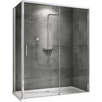 Душевой уголок Abber Komfort 140×90 AG93140-S92 профиль хром, стекло прозрачное