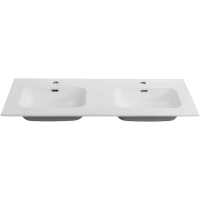 Раковина Cezares Duet CZR-8095-120-2 121x46 см, накладная, белый