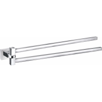Полотенцедержатель Wonzon & Woghand Flat WW-9731 41,3 см, поворотный, двойной, хром