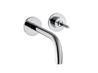 Смеситель для раковины, Hansgrohe, Axor Uno, цвет-шлифованная бронза