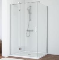 Душевой уголок Vegas Glass AFP-Fis 120*80 08 01 профиль глянцевый хром, стекло прозрачное