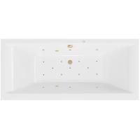 Акриловая ванна Excellent Savia Duo 170x80 "RELAX" цвет золото