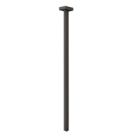 Излив Gessi Rettangolo 20099#707 для раковины, потолочный, 160 см, Black Metal Brushed PVD (чёрный)