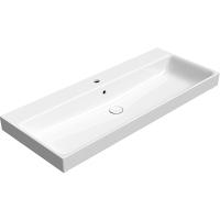 Раковина GSI Nubes 9624111 подвесная, 120x46 см, Bianco lucido (Белый глянец)