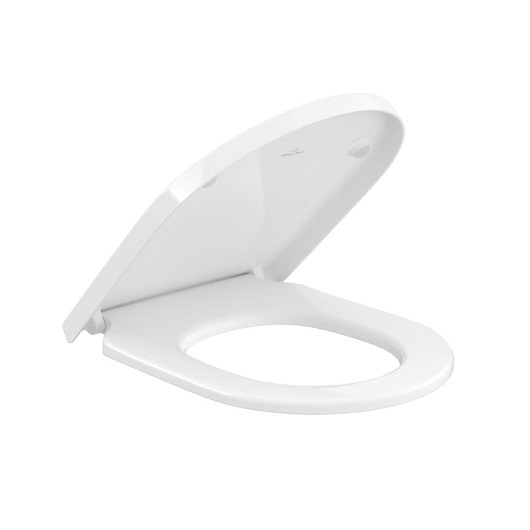 сиденье для унитаза villeroy & boch subway 3.0 8m42s1rw цвет stone white (белый матовый)