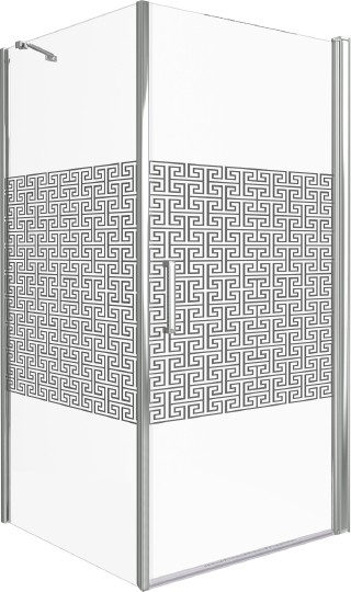 душевой уголок good door fantasy cr-80-f-ch 80×80