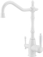 Смеситель для кухни ZorG Sanitary ZR 312 YF-33-white