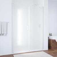 Дверь для душевой кабины в нишу Vegas Glass EP-F-2 175 01 10 профиль белый, стекло сатин