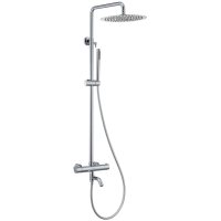 Душевая система Berges Kalisto 3R 075021 250 мм, с термостатом, хром