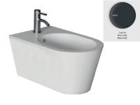 Биде Alice Hide 31180108 подвесное, Aliglaze+, черный матовый
