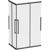 Душевой уголок AM.PM Func 120×80 W84G-403-12080-BТ профиль черный матовый, стекло прозрачное