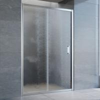 Дверь для душевой кабины в нишу Vegas Glass ZP 130 08 02 профиль глянцевый хром, стекло шиншилла