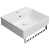 Раковина GSI Kube X 9430109 подвесная, 50x47 см, Bianco opaco (Белый матовый)