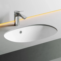 Раковина Ceramicanova Element CN6044 встраиваемая, снизу, 56.5x38.5 см, белая