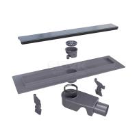 Душевой лоток RGW SDR-31B 47213140-04 с Черной решеткой