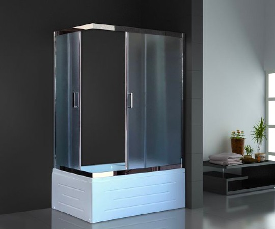 душевой уголок royal bath rb8120bp-c-ch-r с поддоном