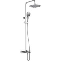Душевая система AQUAme AQM8008CR 250 мм, с термостатом, хром