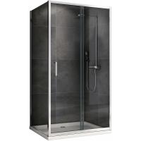 Душевой уголок Abber Schwarzer Diamant 100x60 AG301005-S605 профиль хром, стекло прозрачное