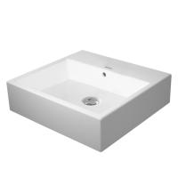Duravit Vero Air Раковина 50cm, w, с площадкой, без отв. под смеситель, на столешницу, белая