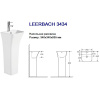 раковина weltwasser leerbach 3434 gl-wt 34 10000013331 белый глянец