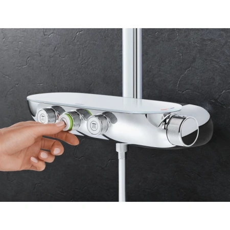 душевая система 361x220 мм grohe rainshower system smartcontrol 26250000