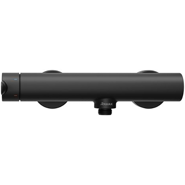 смеситель для душа ravak puri pu 032.20/150 x070187 черный матовый