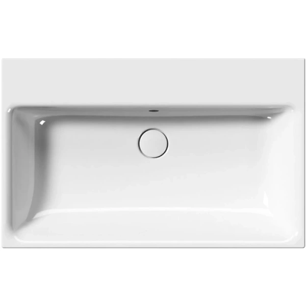 раковина gsi nubes 9622111 подвесная/накладная, 80x46 см, bianco lucido (белый глянец)