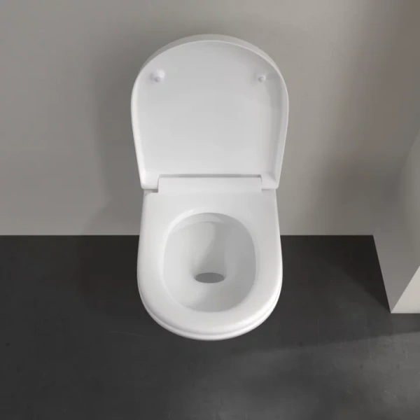 унитаз подвесной villeroy & boch o'novo 5660 r0 r1 безободковый, цвет альпийский белый ceramicplus