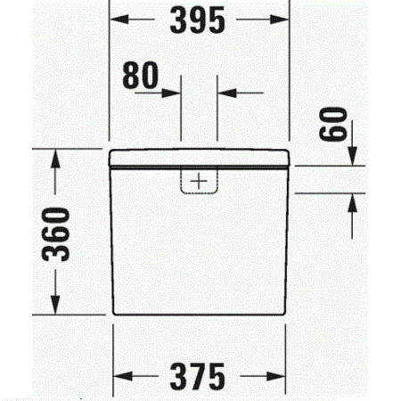 бачок для унитаза duravit d-neo 0944100005