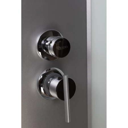 душевая кабина niagara classic ng-2309-14bkt 100x100 см, с тропическим душем