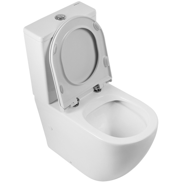 унитаз компакт belbagno sfera-r bb2141cpr/bb902sc без бачка с сиденьем микролифт