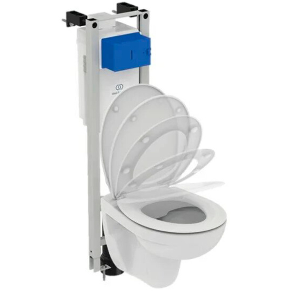 комплект подвесной унитаз k881201 + система инсталляции e233267 ideal standard prosys eurovit w660101