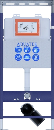 Инсталляция Aquatek Easy Fix INS-0000009 для унитаза без клавиши смыва