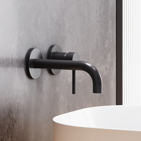 смеситель для раковины damixa scandinavian pure 360260300 черный матовый