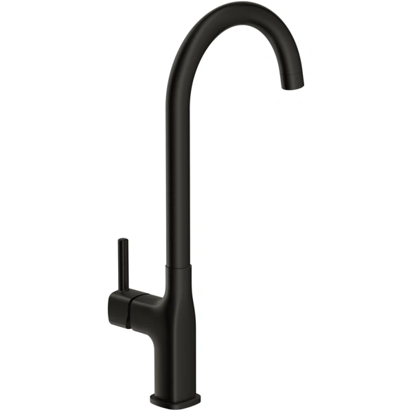 смеситель для кухни cersanit elio a68261 черный матовый смеситель для кухни cersanit elio a68261 черный матовый