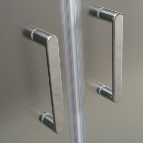 душевая дверь belbagno unique 180 unique-bf-2-150/180-m-cr профиль хром стекло матовое