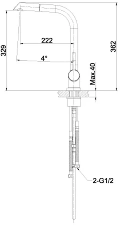 смеситель для кухни lemark expert lm5075s