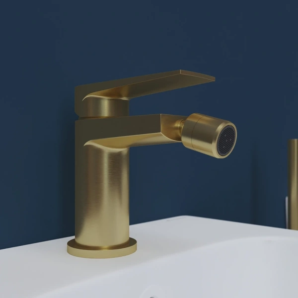 смеситель aqueduto linha lin0550 для биде, золотой матовый