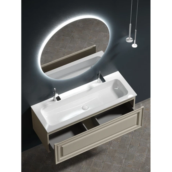 тумба под раковину sancos very 120 vr120ce подвесная beige soft