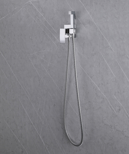 гигиенический душ со смесителем abber wasserfall af8625 хром