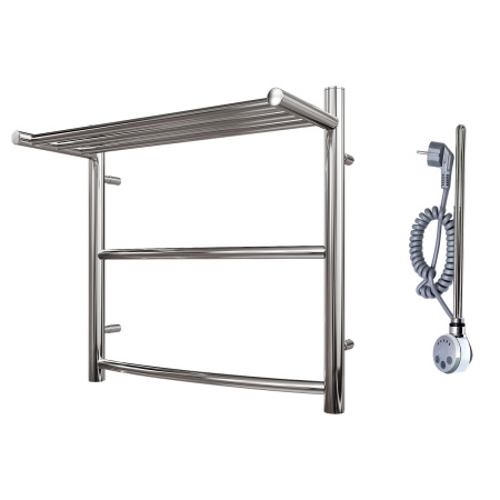 полотенцесушитель point афина п2 pn04155pe электрический, с полкой, левый | правый, 50x50 см, хром полотенцесушитель point афина п2 pn04155pe электрический, с полкой, левый | правый, 50x50 см, хром