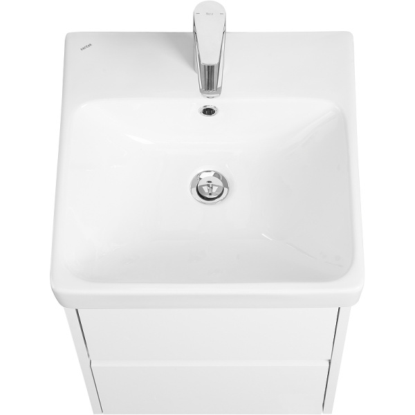 тумба под раковину aquaton сканди 45 1a251601sd010 подвесная белая
