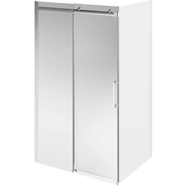 душевая дверь kerama marazzi cristallo 120 ct.120.sd.bn профиль брашированный никель, стекло прозрачное