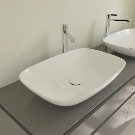 раковина villeroy & boch loop & friends 4a500001 накладная, 62x42 см, альпийский белый