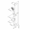 душевой гарнитур am.pm inspire 2.0 f0150a000 цвет хром