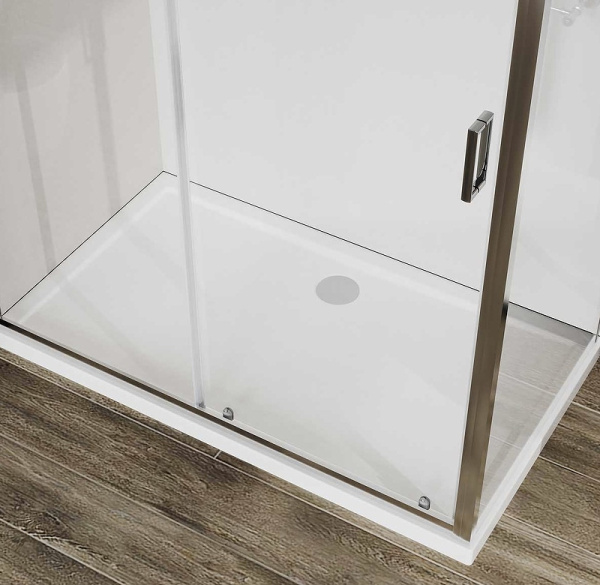 душевой уголок vincea city 110x90 vsr-5ct9011cl профиль хром, стекло прозрачное