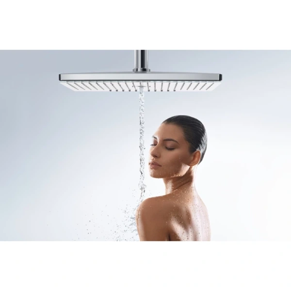 верхний душ с держателем 450 мм hansgrohe rainmaker select 460 3jet 24007400