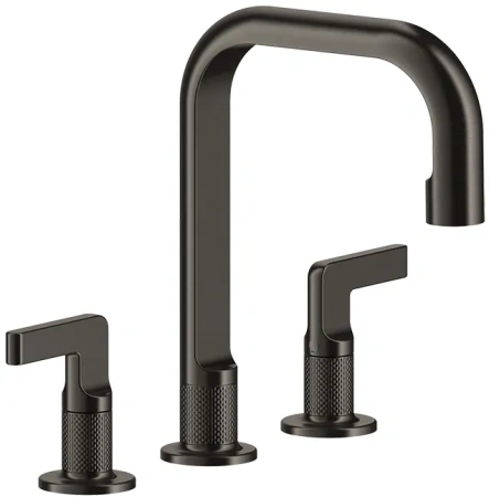 Смеситель Gessi Inciso 58013#707 для раковины Black Metal Brushed PVD